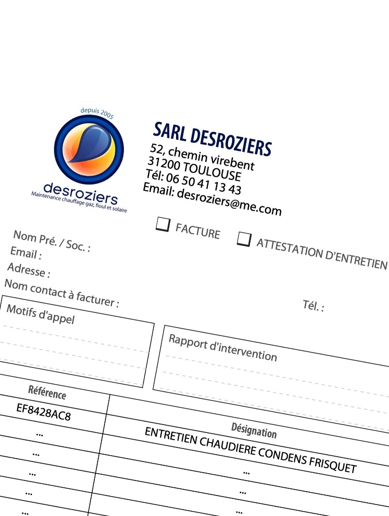 Contrat entretien chauffage